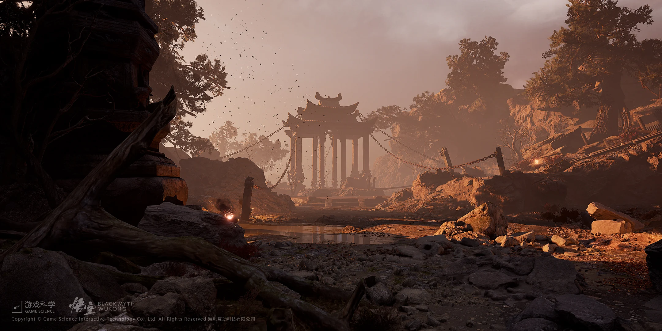 A screenshot from Black Myth: Wukong